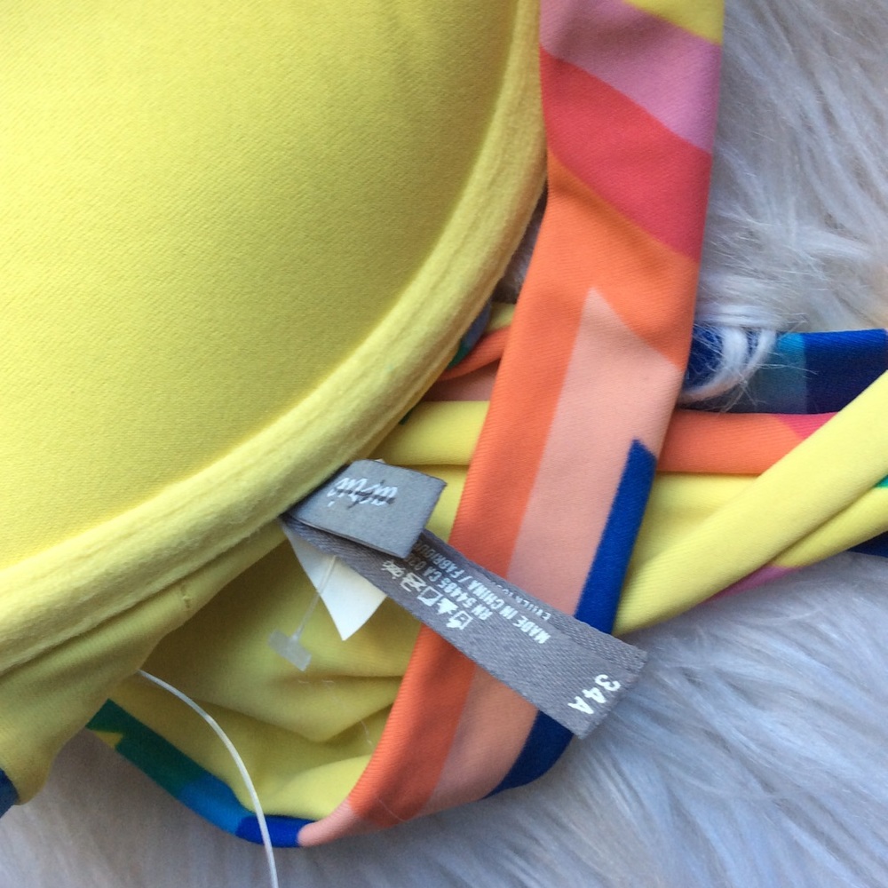 AERIE Chevron Racerback Bikini Top - Picture 4 of 5